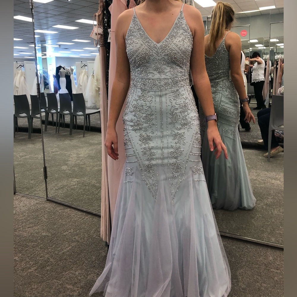 Light Mint Prom Dress